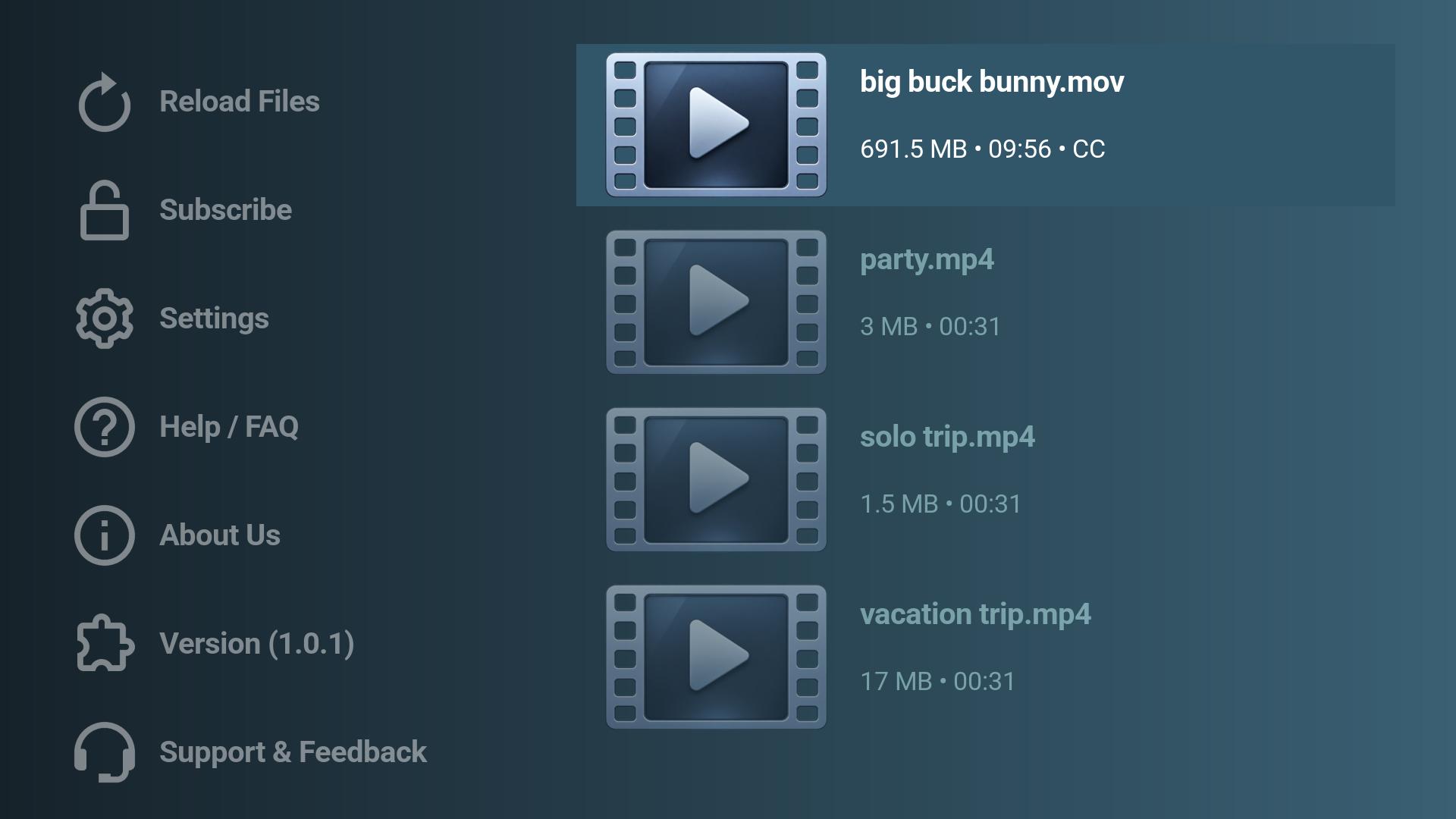 Dino USB Player Roku TV screenshot