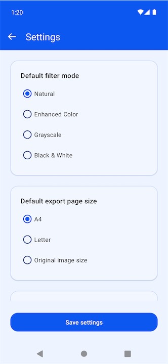 Ditto Scan document scanner screenshot
