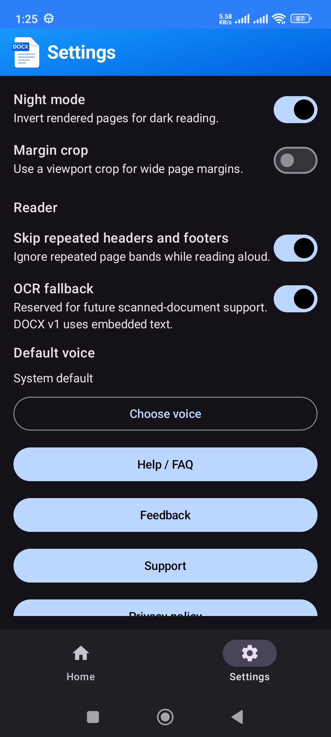 Docx Viewer Android app screenshot 9