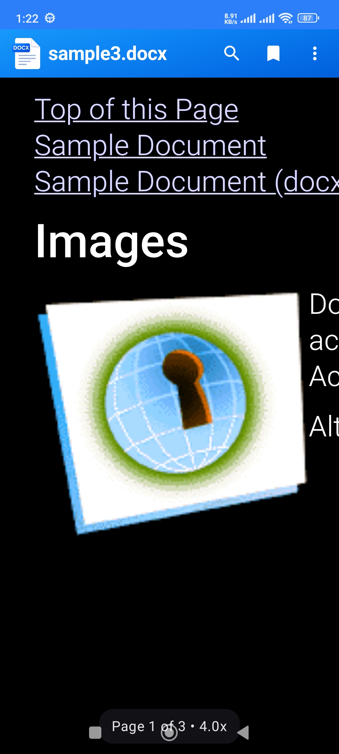 Docx Viewer Android app screenshot 9