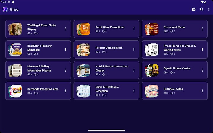 Gliso Gallery Slideshow Android TV screenshot 1