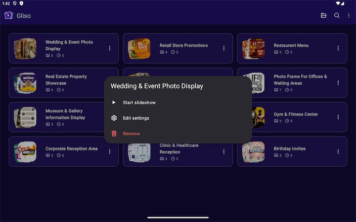 Gliso Gallery Slideshow Android TV screenshot 4