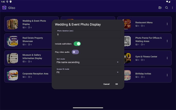 Gliso Gallery Slideshow Android TV screenshot 5