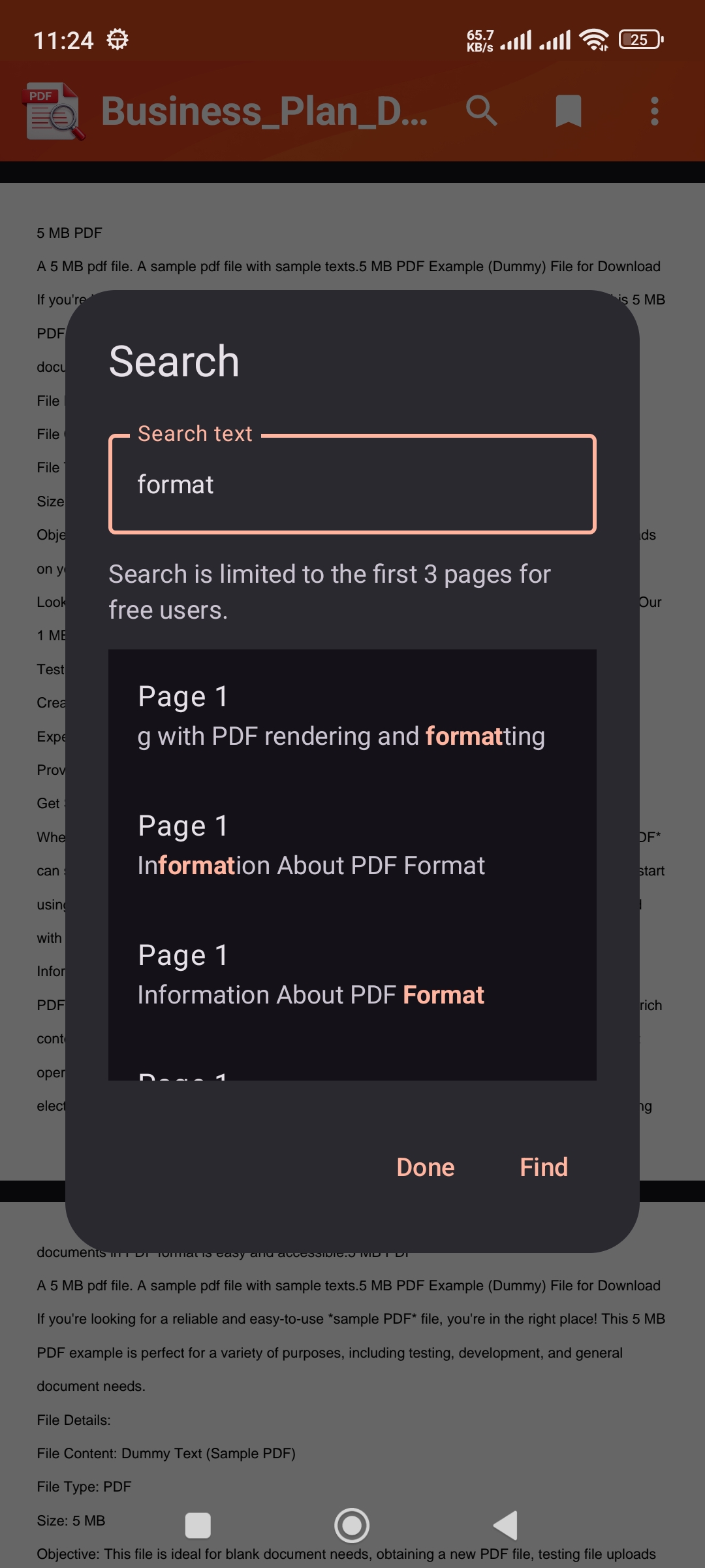 PDF Viewer Android app screenshot 5