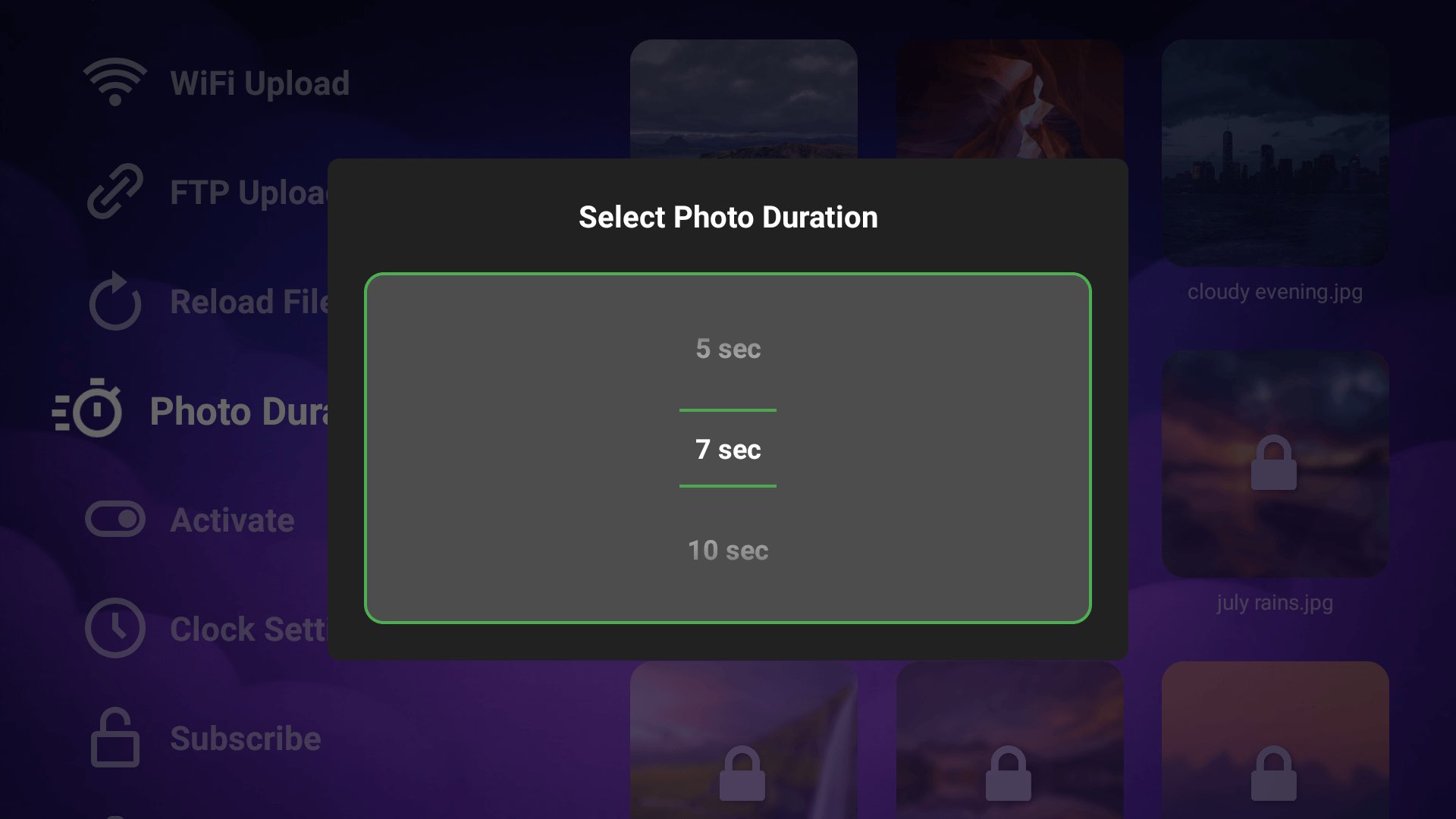 TV PDF Viewer Screenshot - FTP Import Interface
