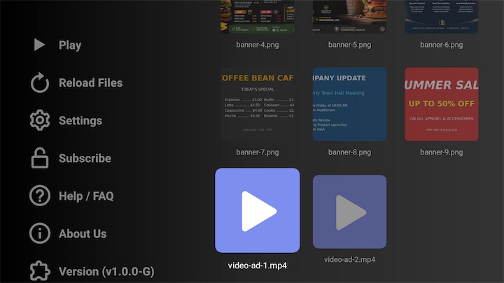 Simple USB Signage Android TV screenshot 5