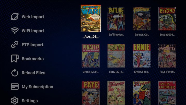 TV Comic Book Reader Android TV screenshot 1