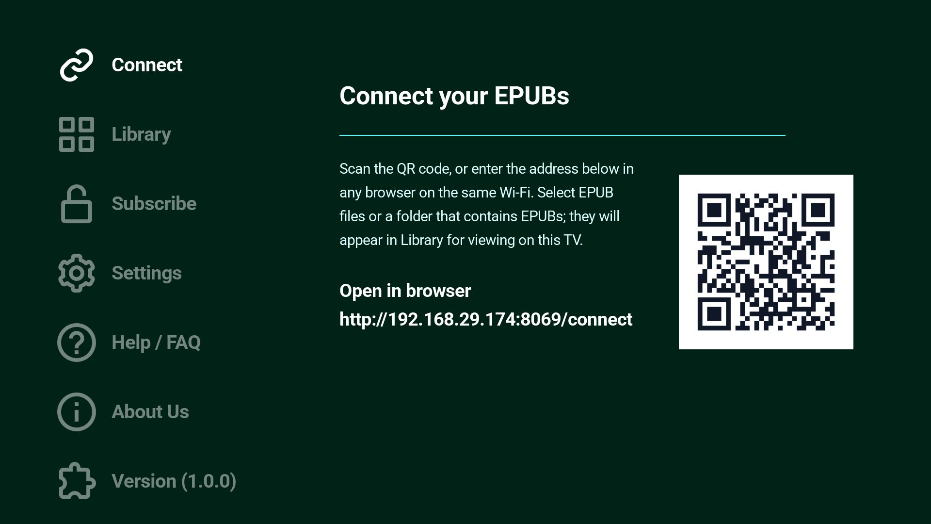 TV EPUB Viewer Roku TV screenshot 2