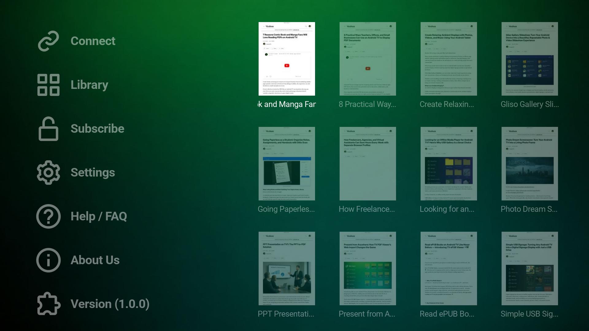 TV PDF Viewer Roku TV screenshot 1