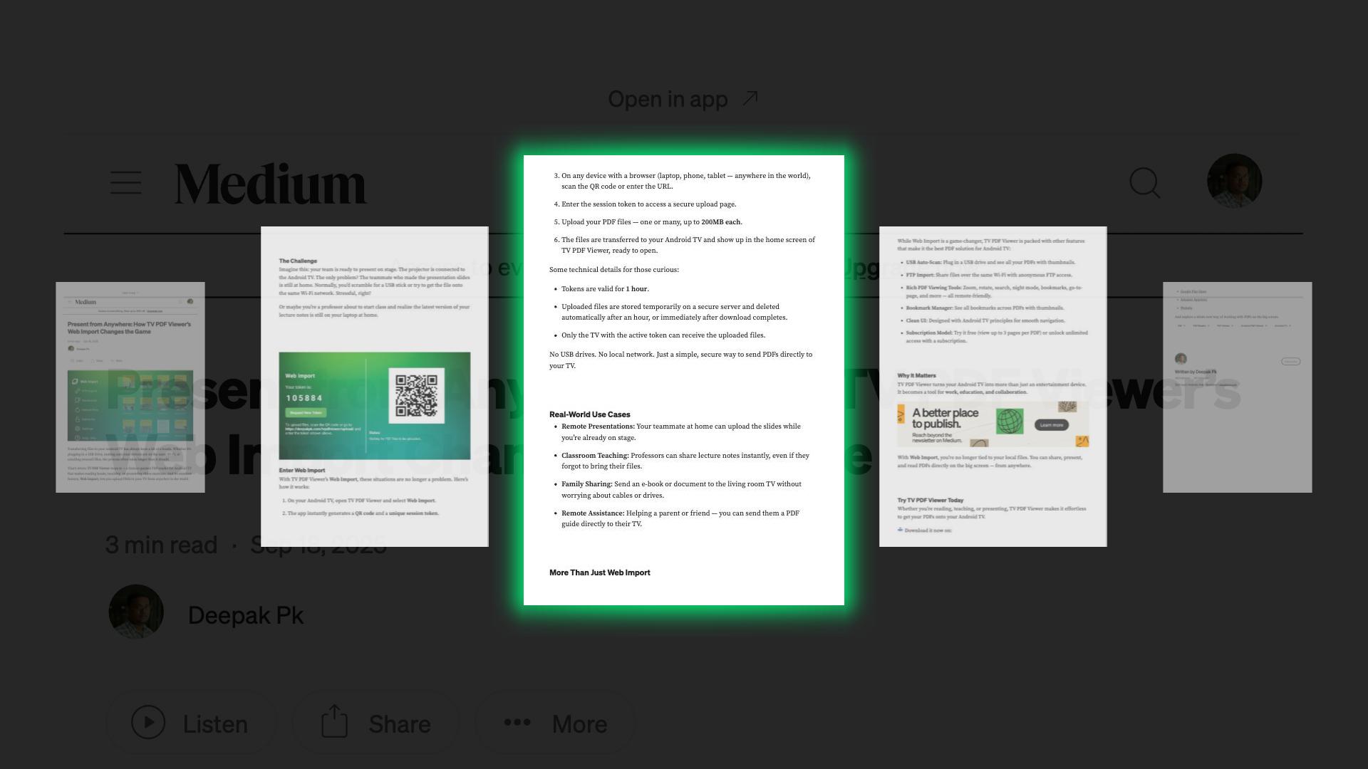 TV PDF Viewer Roku TV screenshot 4