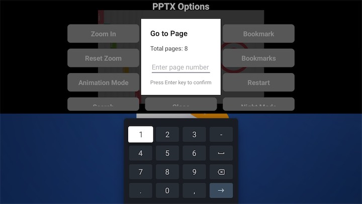TV PPTX Viewer Android TV screenshot 6