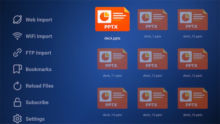 TV PPTX Viewer Android TV screenshot 12